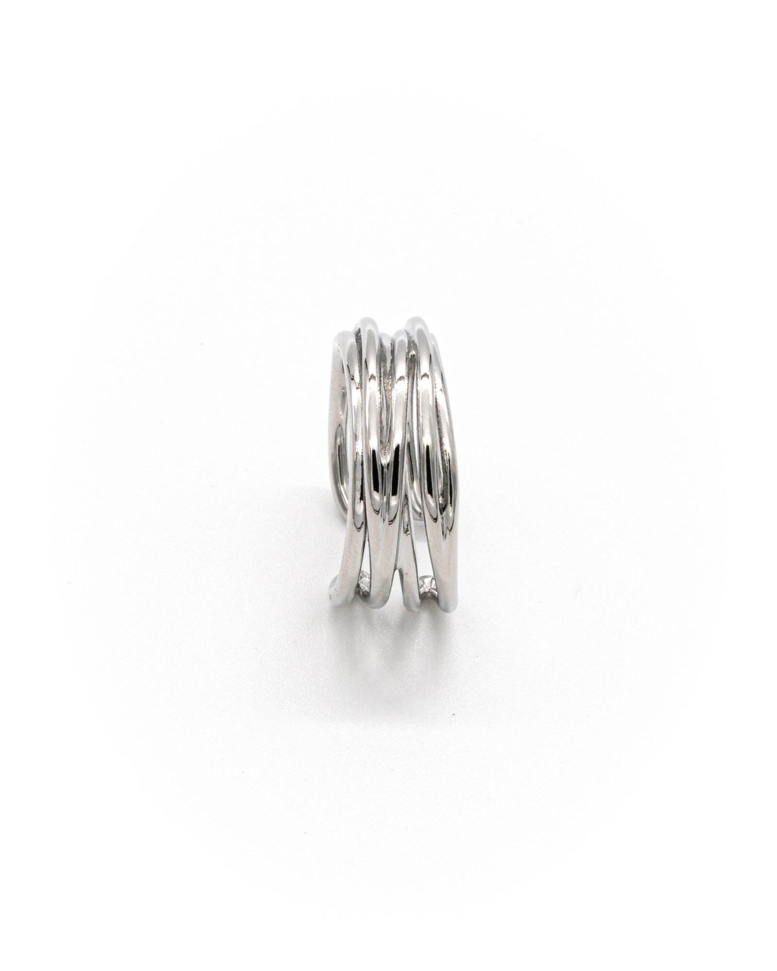 Δαχτυλίδι Ασημί με Σπείρες