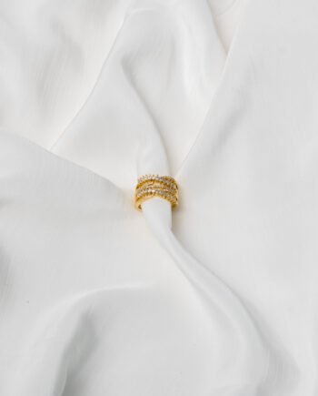 Δαχτυλίδι Χρυσό με Πέτρες Ζιργκόν