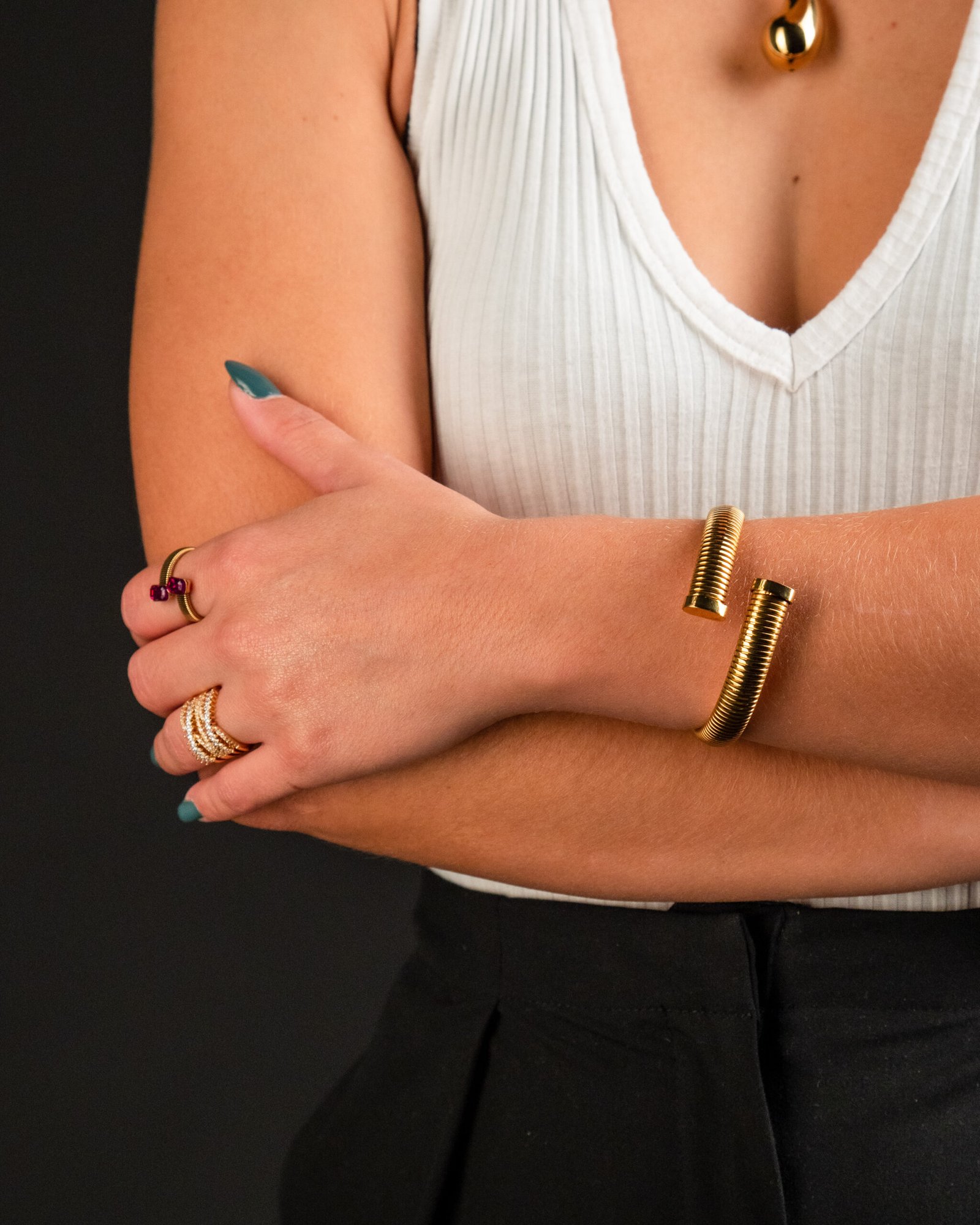 Δαχτυλίδι Χρυσό με Πέτρες Ζιργκόν