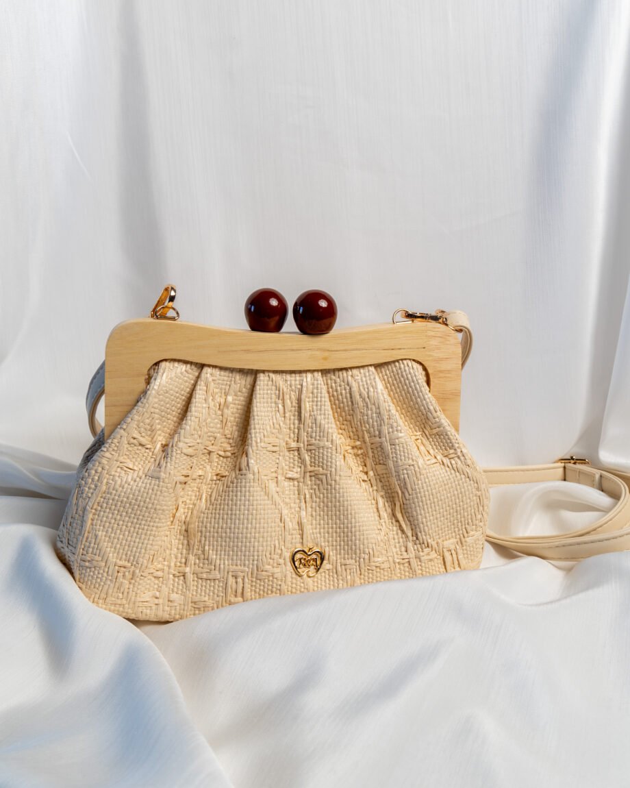 Γυναικείο Τσαντάκι clutch με Ψάθα
