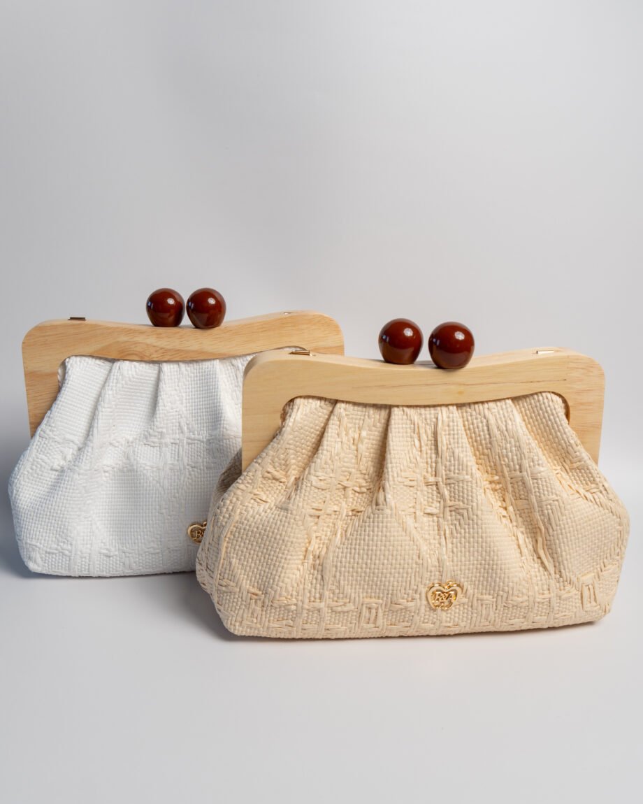 Γυναικείο Τσαντάκι clutch με Ψάθα
