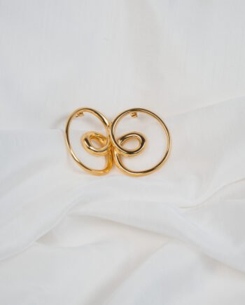 Σκουλαρίκια Χρυσά Στριφογυριστά