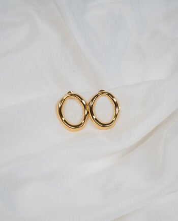 Σκουλαρίκια Χρυσά Στρογγυλά