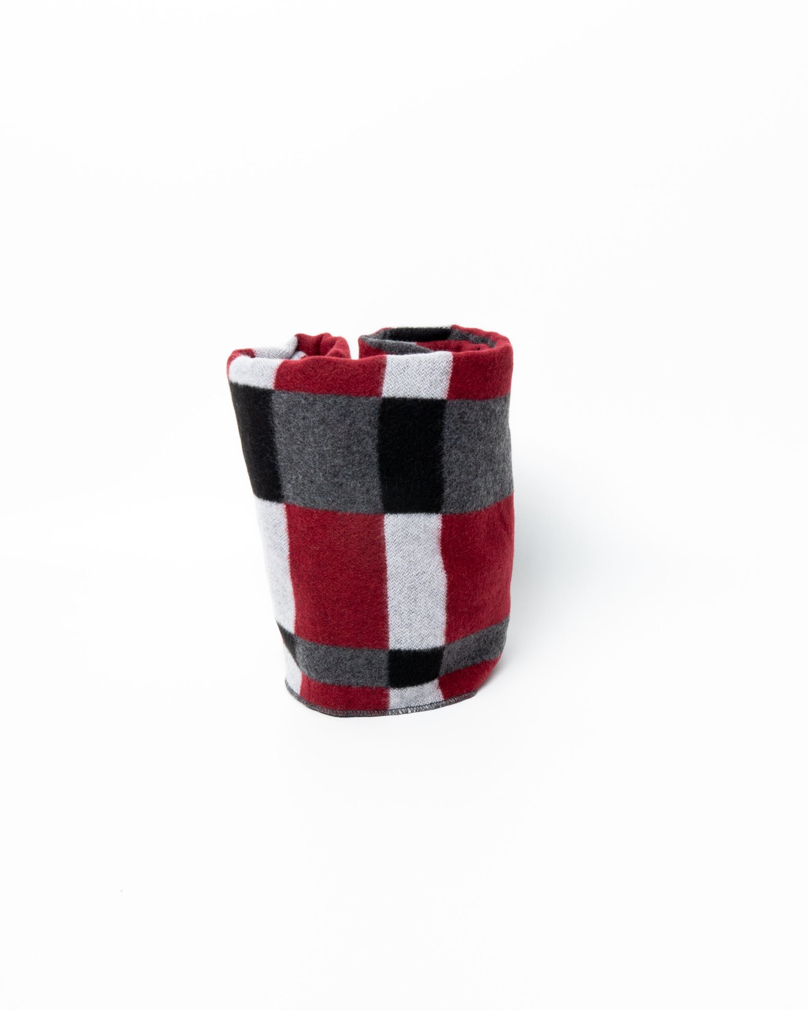 Κασκόλ Καρό Χνουδωτό